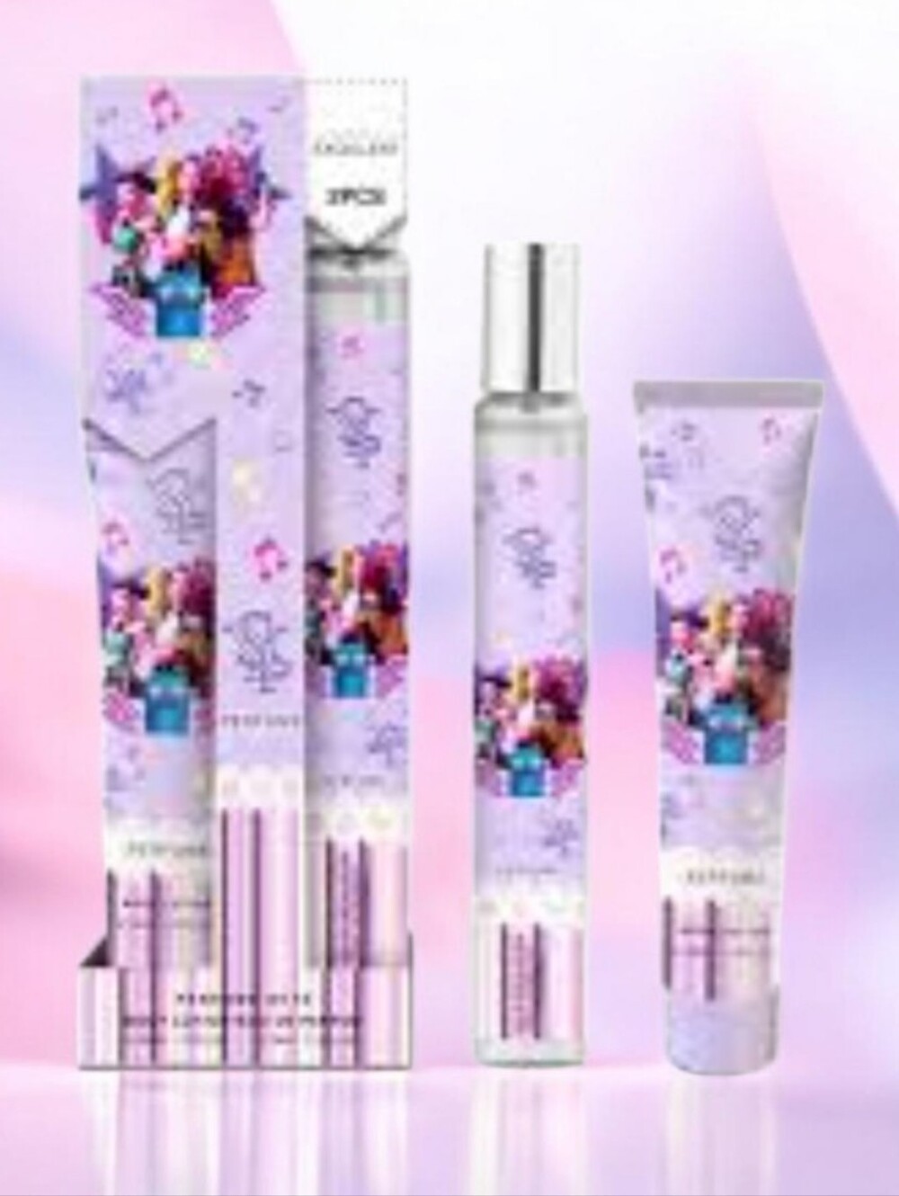 K-Pop Lavender Scented Fragrance Gift Set - Light Purple